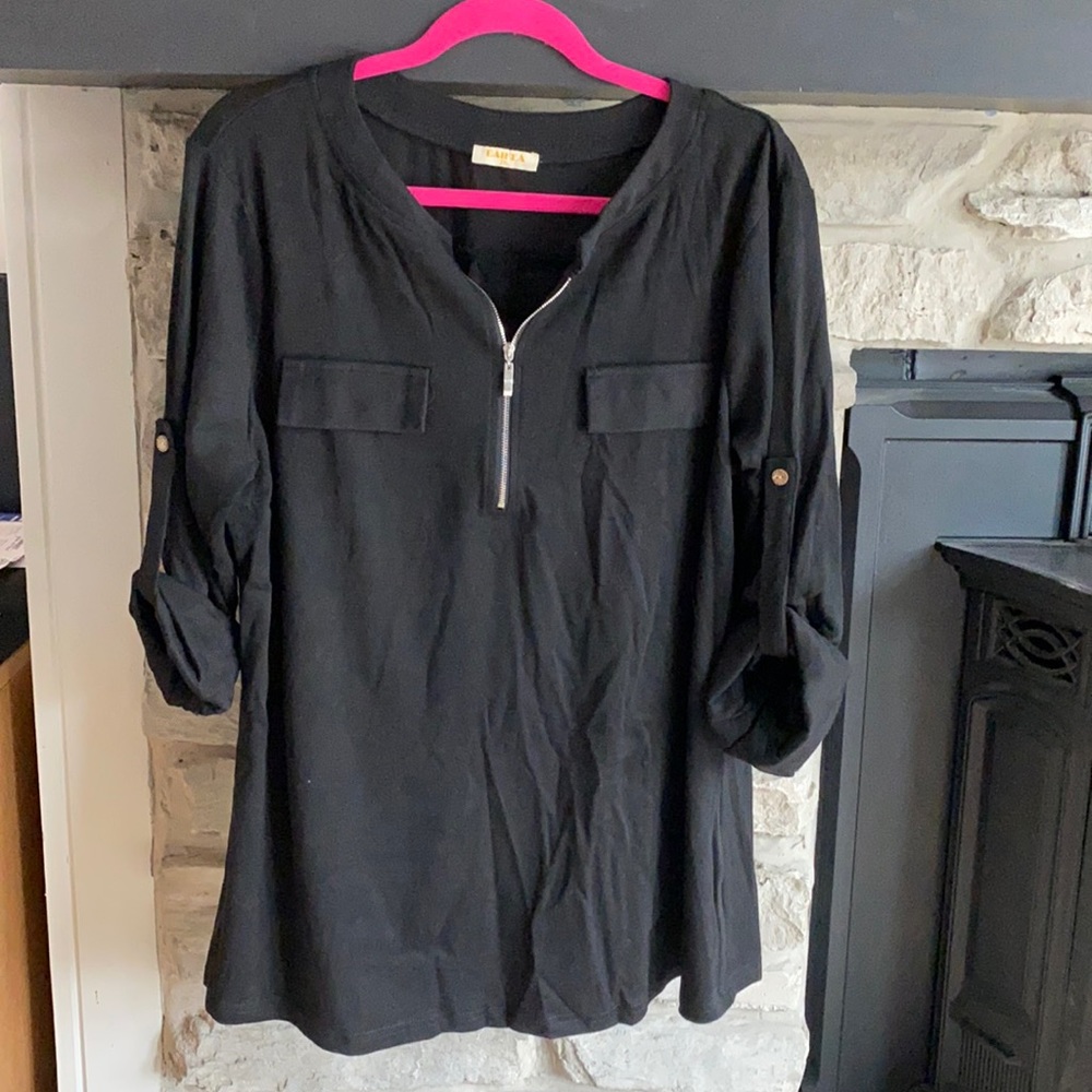 Woman’s 3/4 Sleeve Tunic Blouse NWOT